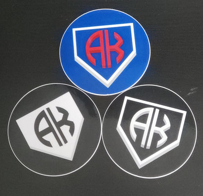 Atta Kid Baseball Logo Stickers